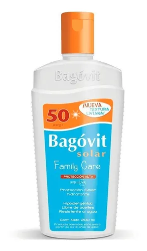 BAGOVIT PROTECTOR SOLAR EMULSION FAMILY FPS 50 X 200 ML.
